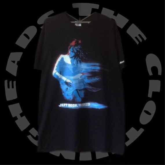 Vintage Jeff Beck Wired Japan Tour 2000 Wired Third Solo Album British Guitarist Jeff Beck Neil Young Steve Vai Jimmy Hendrix Kurt Cobain Shirt