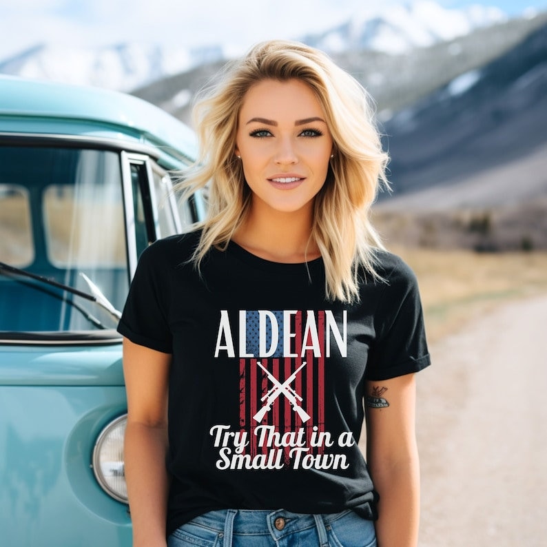 Jason Aldean Shirt For Man Or Woman, Try That In A Small Town, Country Shirt, Western Shirt, American Flag, Cowgirl Cowboy Shirt