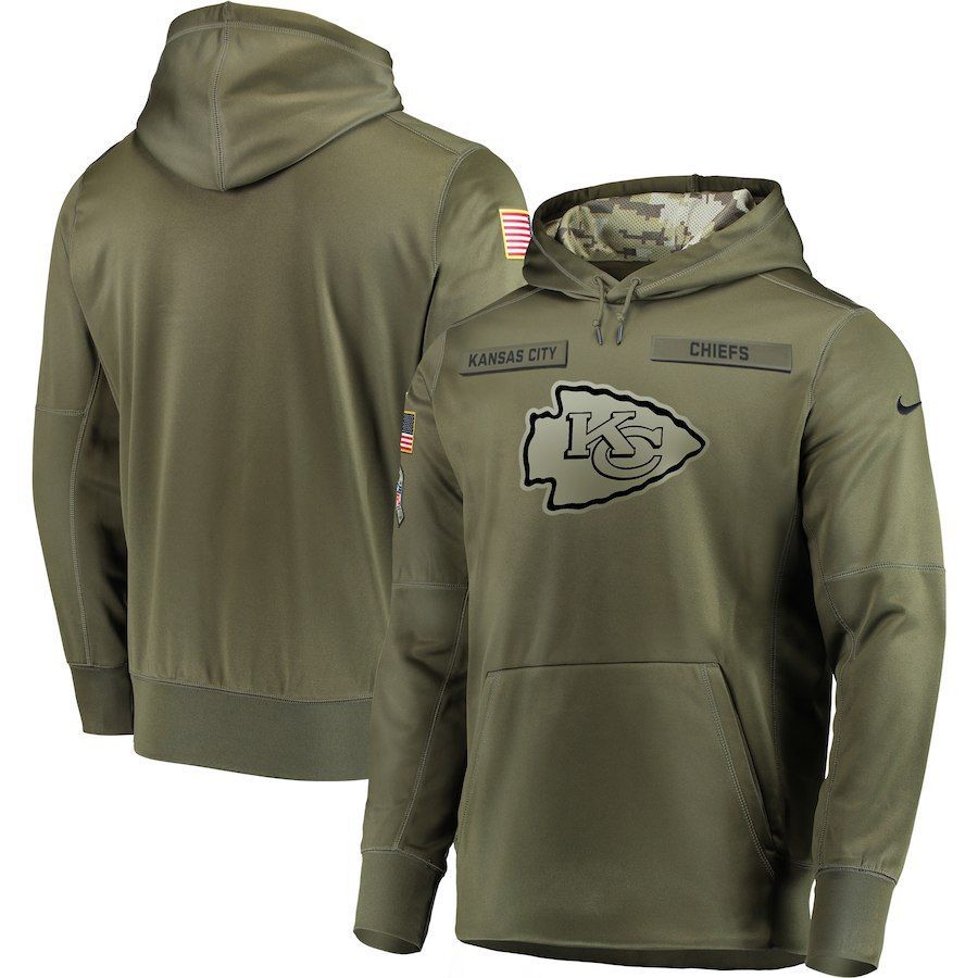 Kansas City Chiefs Men’s cashmere Salute to Service Hoodie