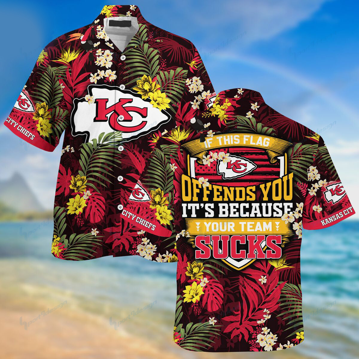 Kansas City Chiefs Summer Hawaiian Shirt 9