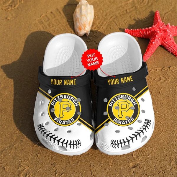 Pittsburgh Pirates Personalized For  Fan Personalized Name Crocs Clogs Shoes Custom Sneakers