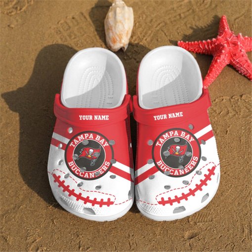 Personalized Tampa Bay Buccaneers Personalized Name Clog Shoes