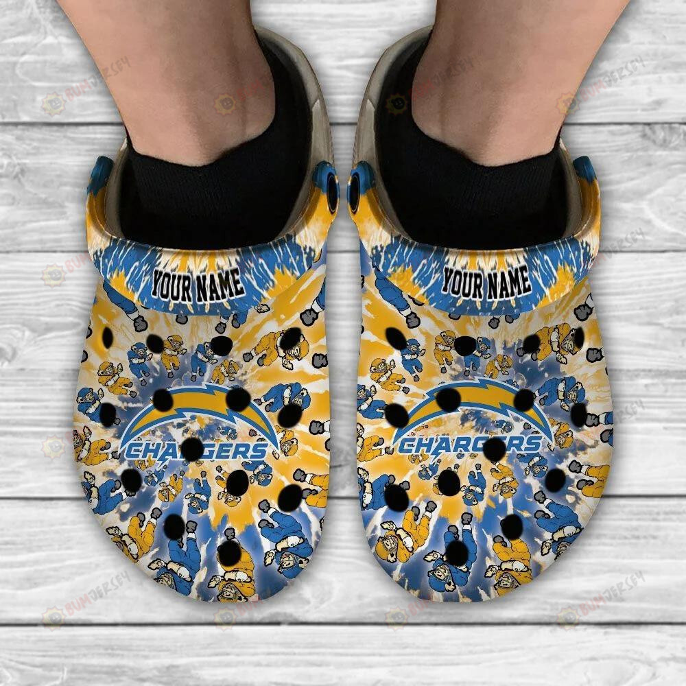 Los Angeles Chargers Grateful Dead Custom Personalized Crocs Classic Clogs Shoes – Aop Clog