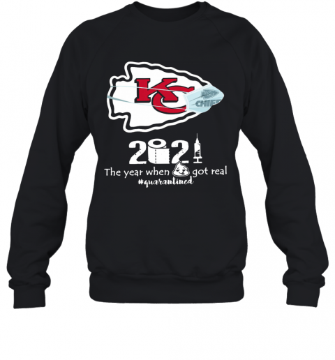 Kansas City Chiefs Face Mask 2021 Toilet Paper The Year When Got Real Quanrantined Sweatshirt