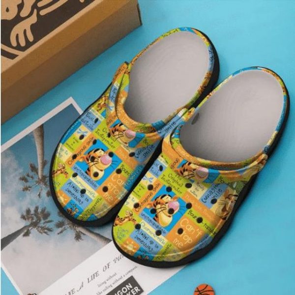 Waybackapparel Tigger Winnie The Pooh 3D Crocband Clog