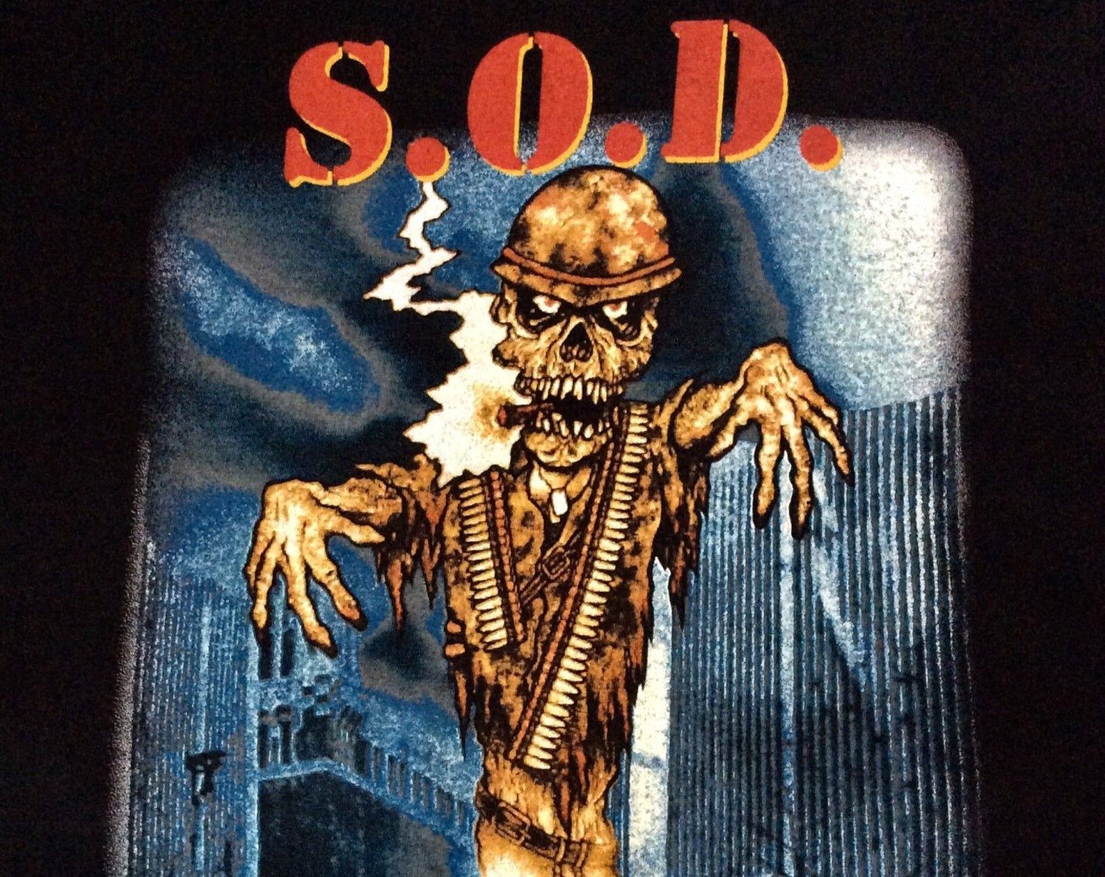 1992 Sod Live At Budokan Vintage Shirt