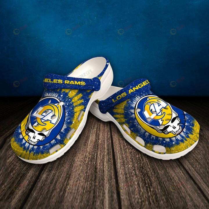 Los Angeles Rams In Blue Crocband Crocs Clogs – Aop Clog