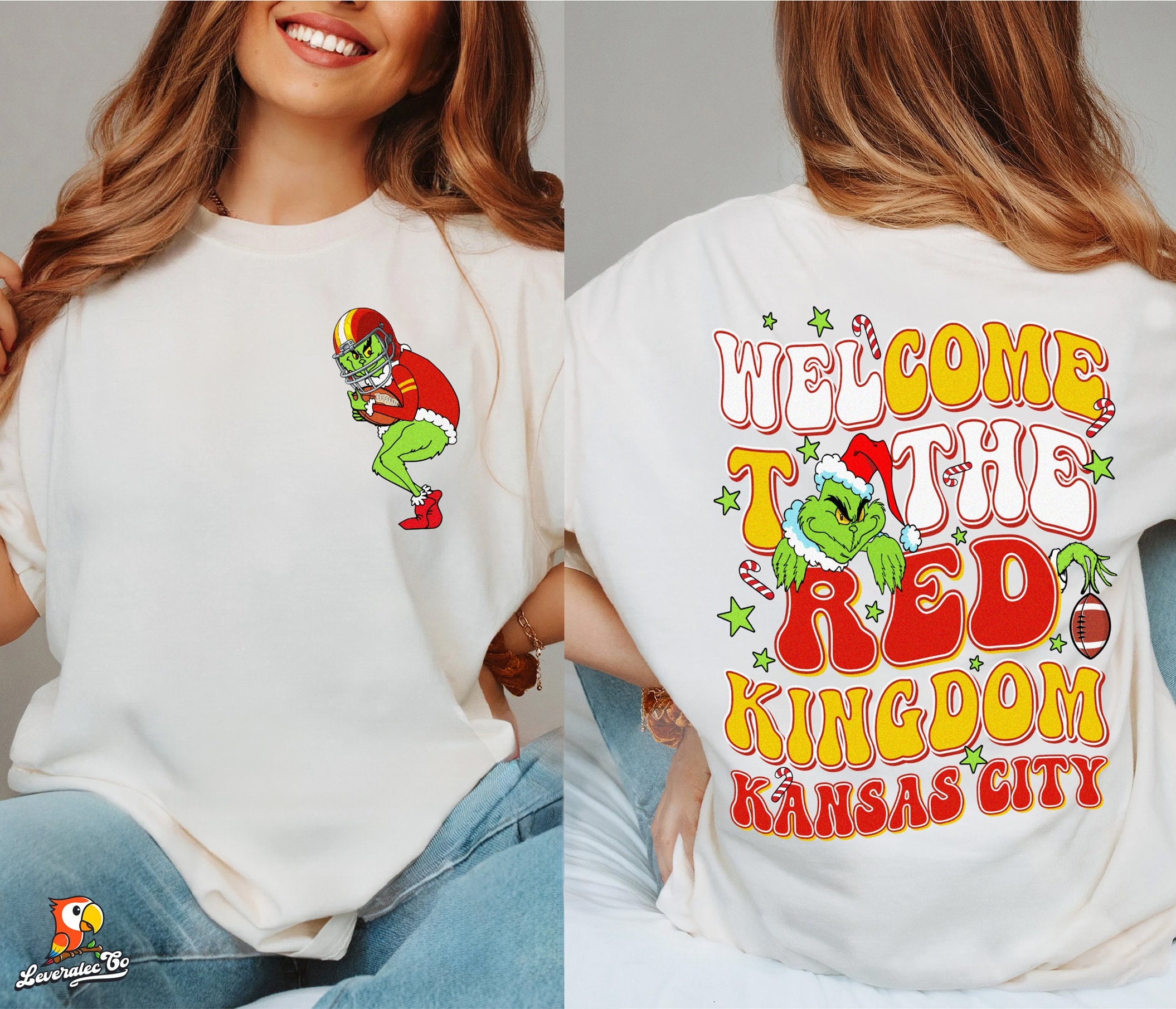 Kansas City Sweatshirt, Grinch Welcome to the Red Kingdom Sweatshirt, Football Sweatshirt,Grinchmas Sweatshirt