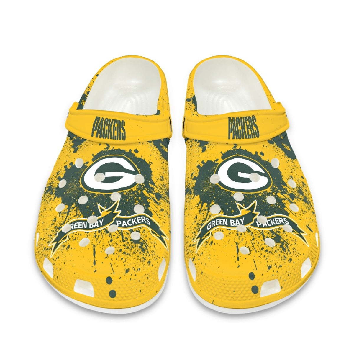 Green Bay Packers Crocs Clog Shoes