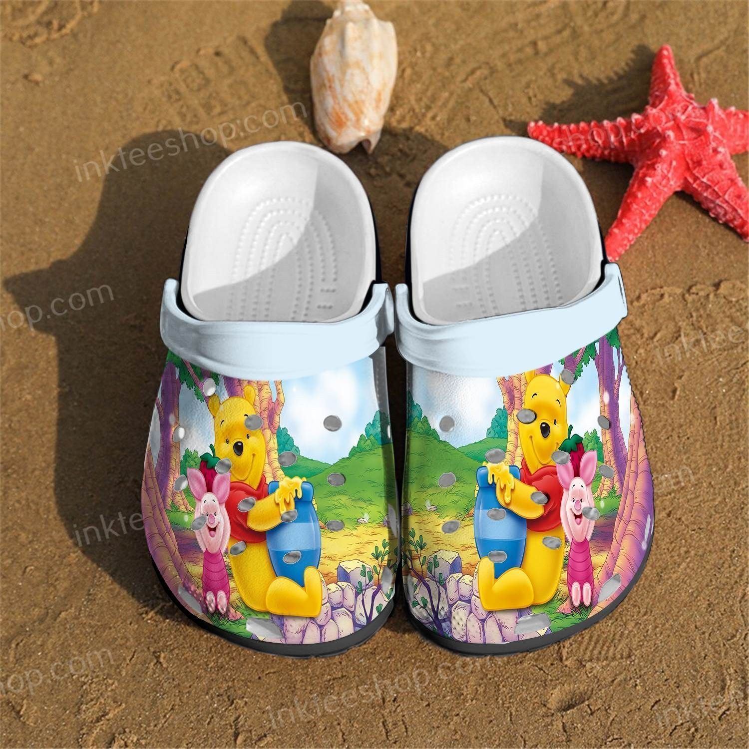 Pooh Bear Crocs Clog Shoes Crocs For Mens And Womens