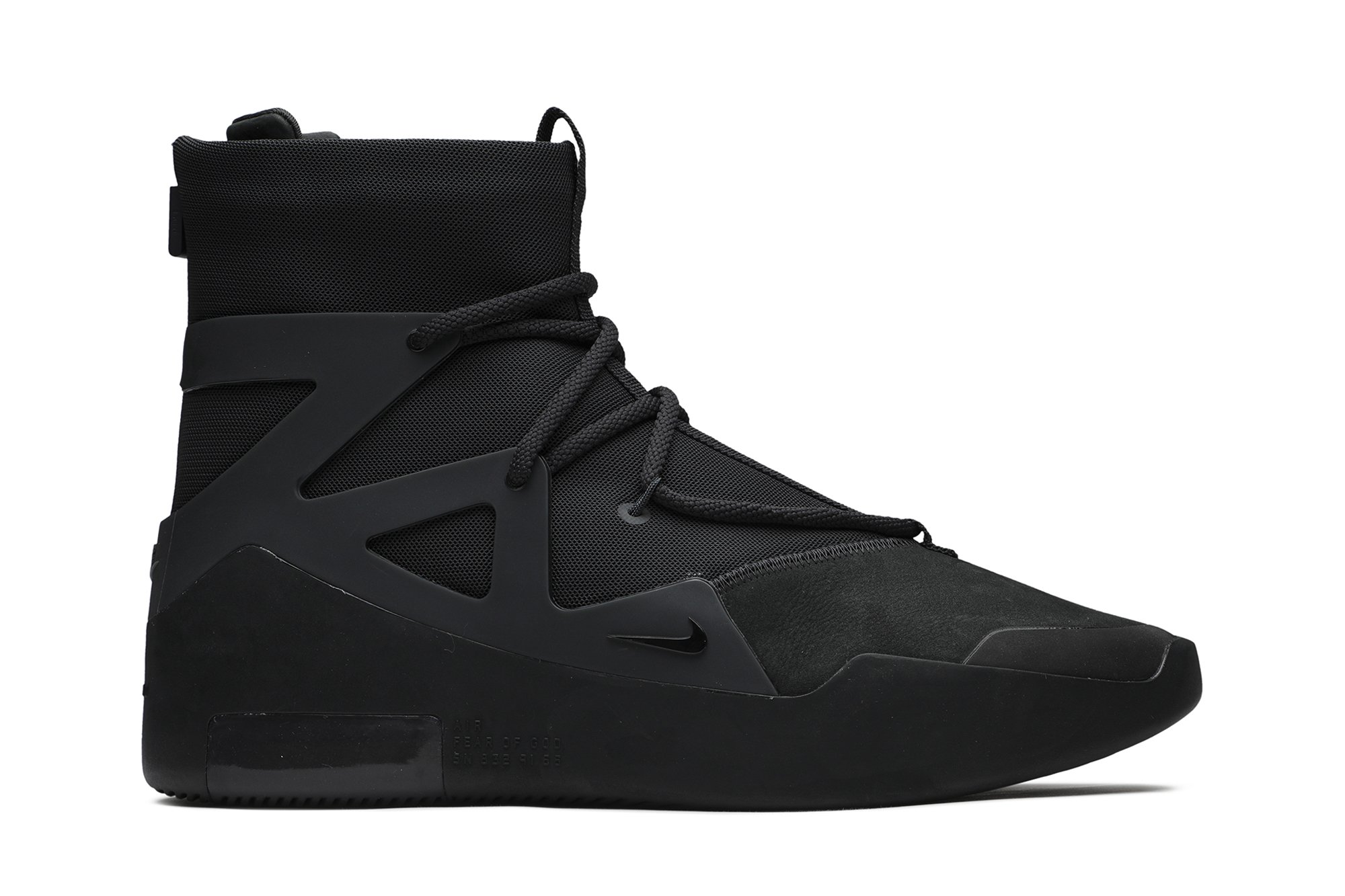 Nike Air Fear of God 1 Triple Black – Kohlrabis 194276079935