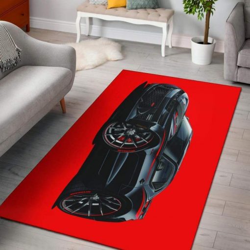 2017 Camaro Ss Car Art Area Rug Living Room Rug Home Decor Carpets Red