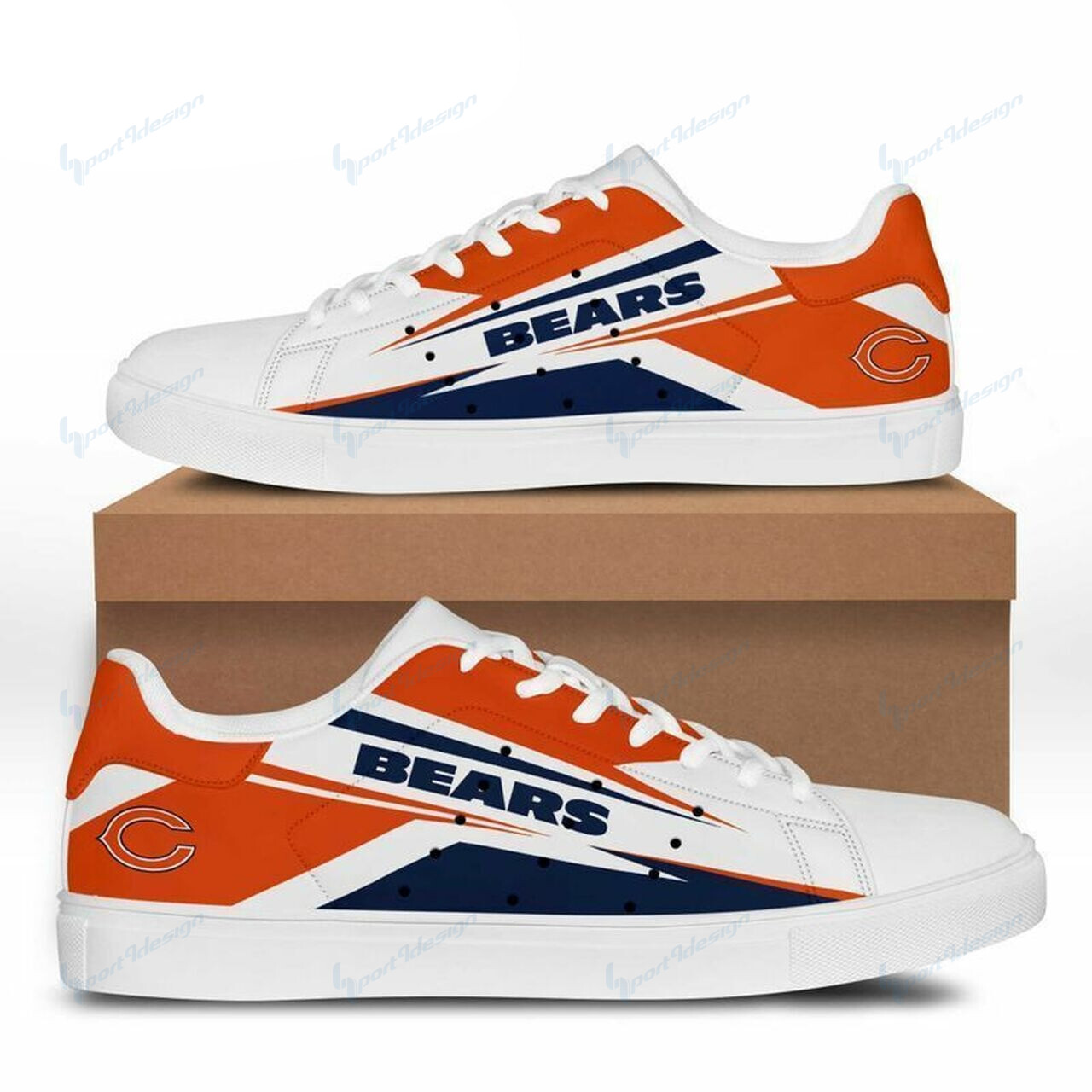 Chicago Bears Ss Custom Sneakers Bg86