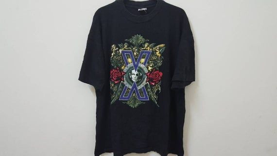 Vintage 90S 1991 X Japan Violence In Jealousy Tour 1991 Staff Promo Japanese Heavy Metal Band Vintage Band Shirt