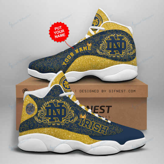 Notre Dame Fighting Irish Personalized AJD13 Sneakers 1036