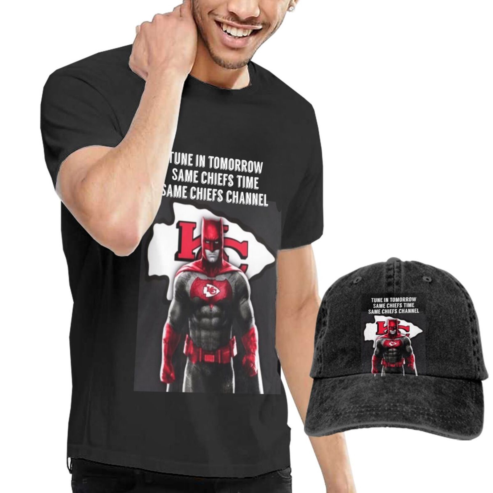 Kansas City Chiefs Men’s t-shirt and hats