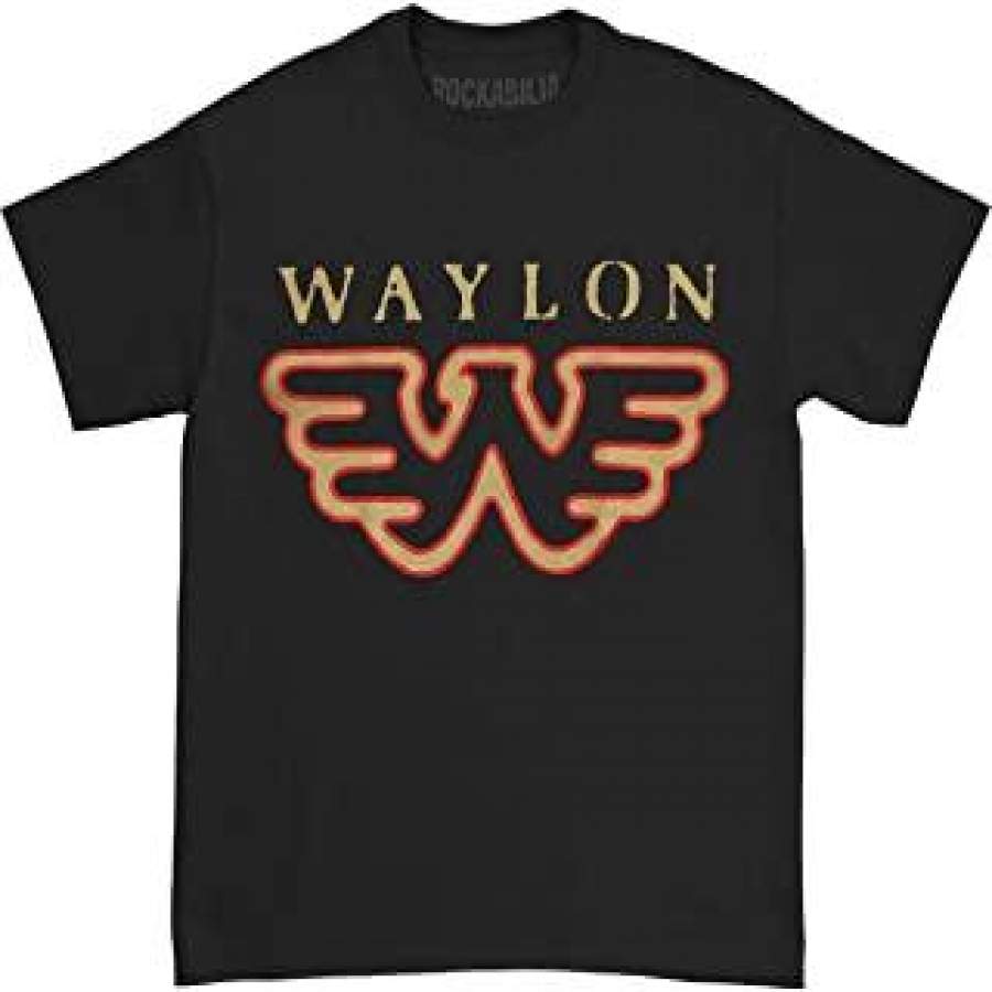 Kings Road Merch Waylon Jennings Flying Wt Shirt – TXTrend Shop