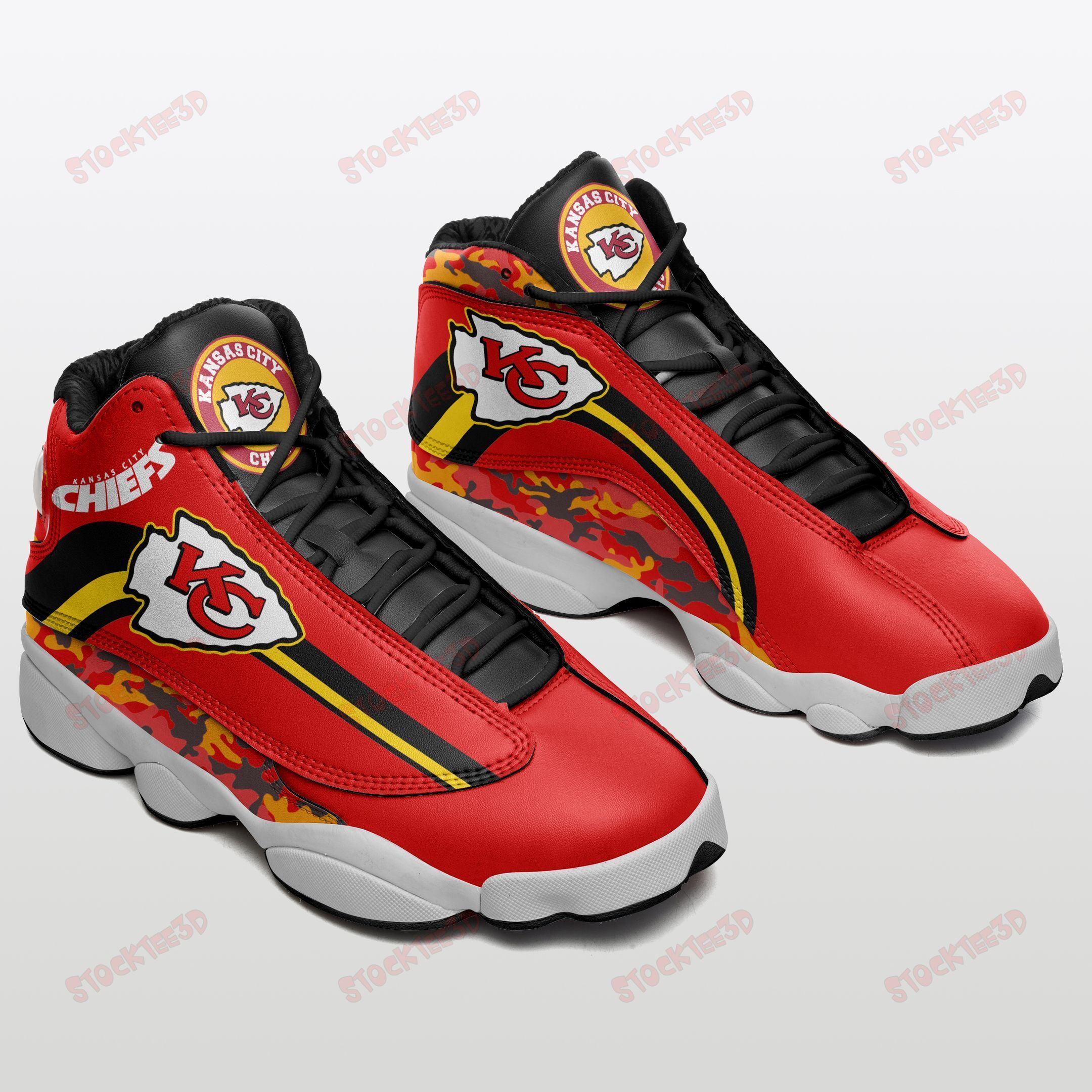 Kansas City Chiefs Air Jd13 Sneakers 640