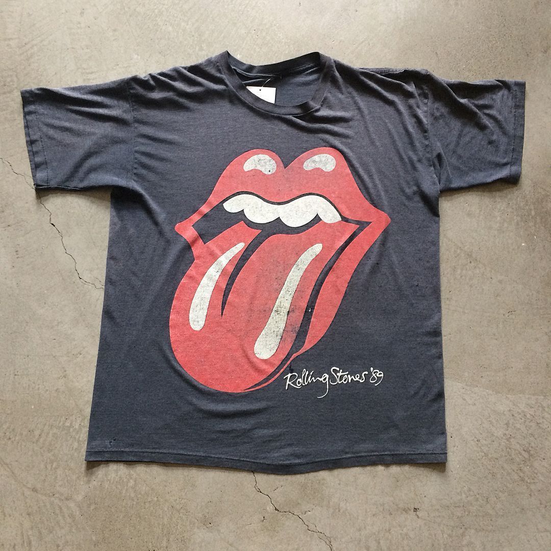 Rare 1989 Rolling Stones North American Tour Shirt