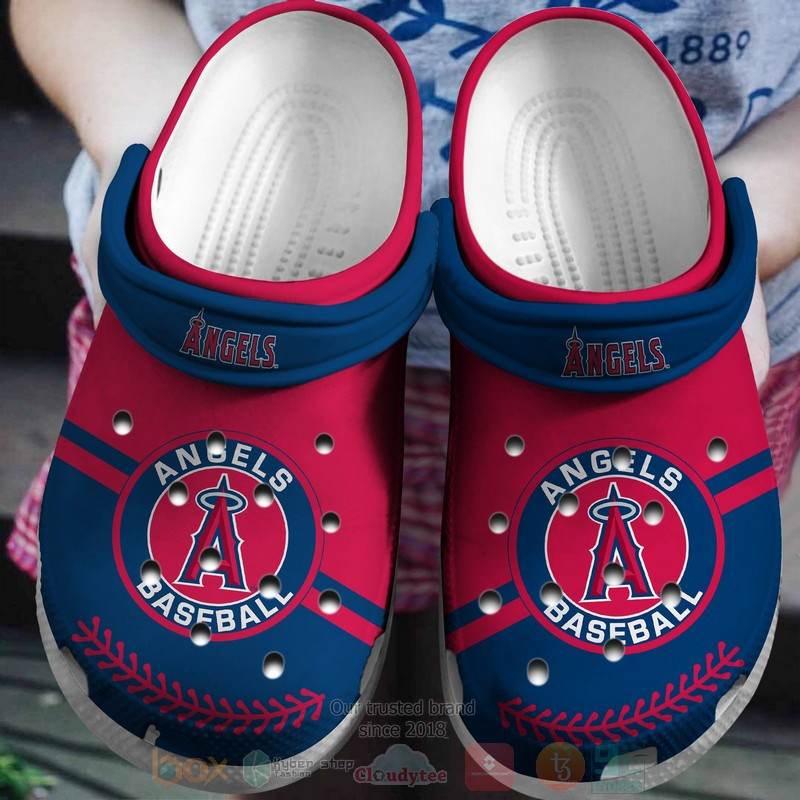 Los Angeles Angels Baseball Crocs Crocband Shoes