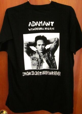 Great For Adam Ant Alt Rock Wonderful Tour Shirt 1995 Rare Tee I D Like To Carry Fo Shirt