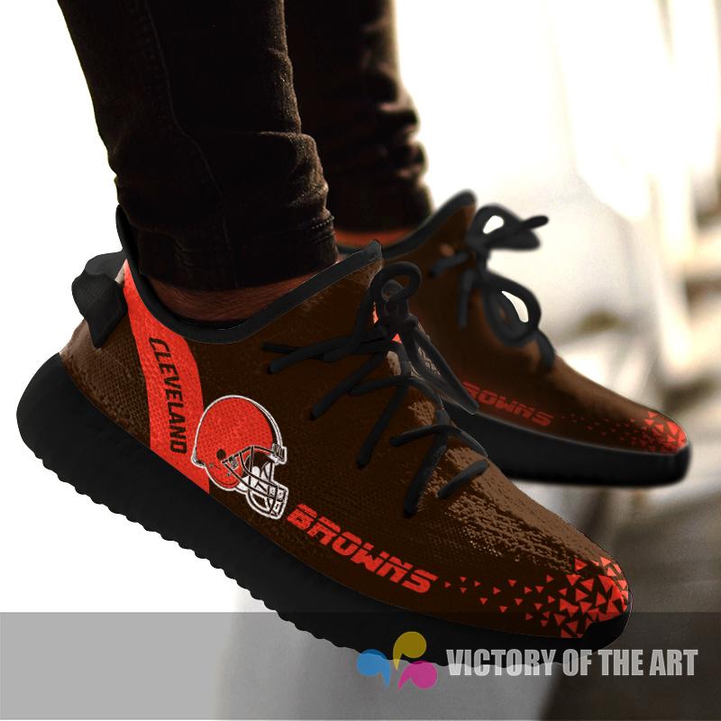 Simple Logo Cleveland Browns Sneakers As Special Shoes