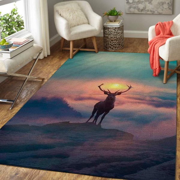 A Lonely Deer Area Rug / OFD 191016