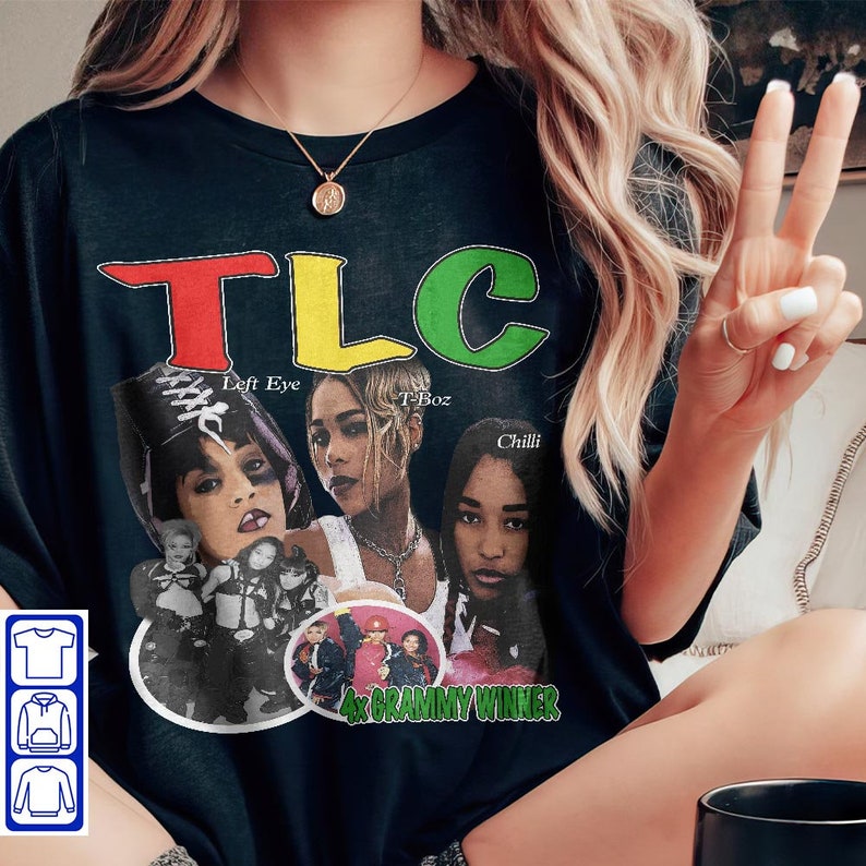 Tlc Shirt 90S Vintage Style Unisex Classic Tee Gift, For Her, For Him, T-Shirt, Music