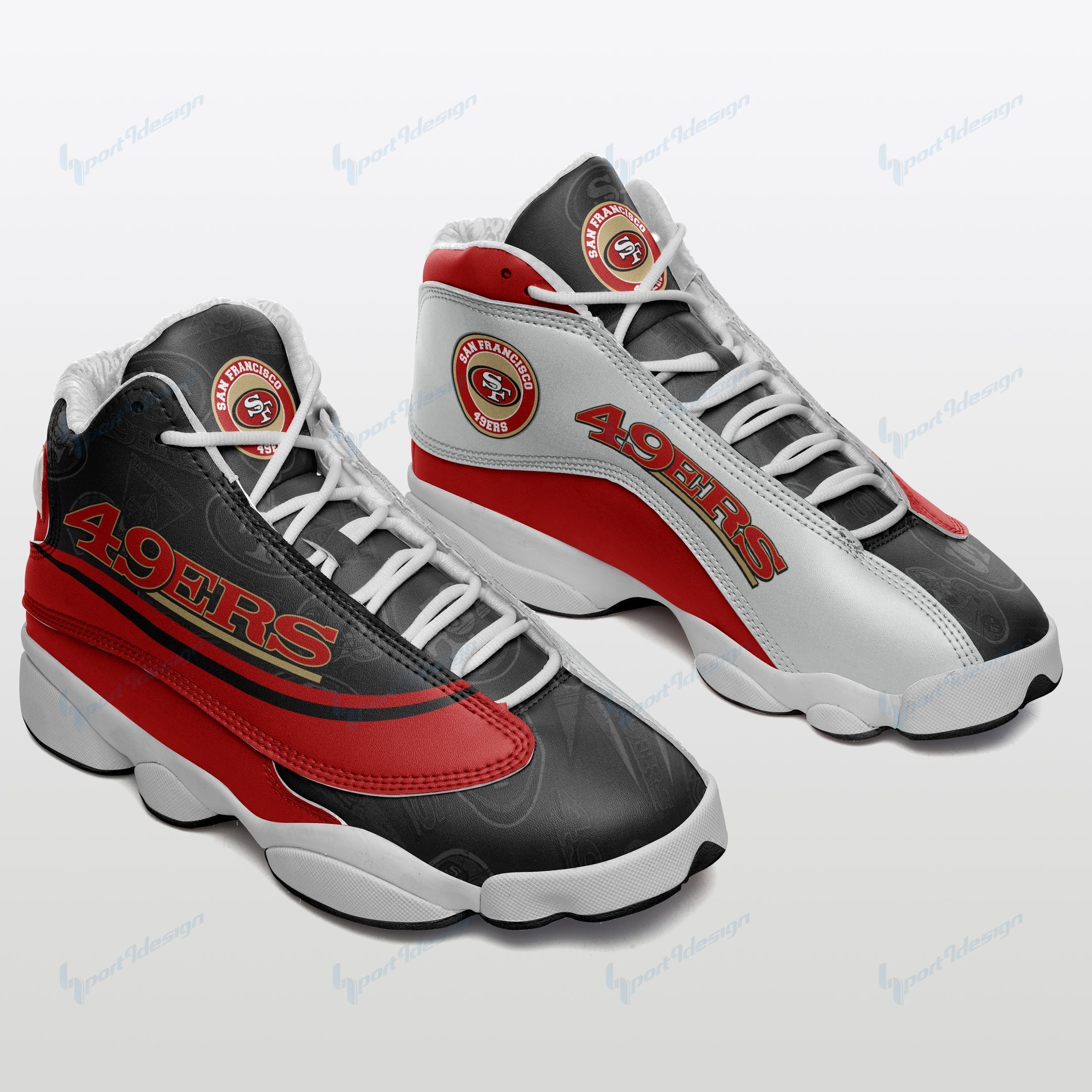 San Francisco 49ers Air JD13 Sneakers 538