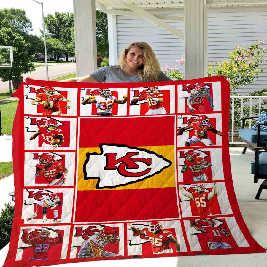 KANSAS CITY CHIEFS Quilt Blanket