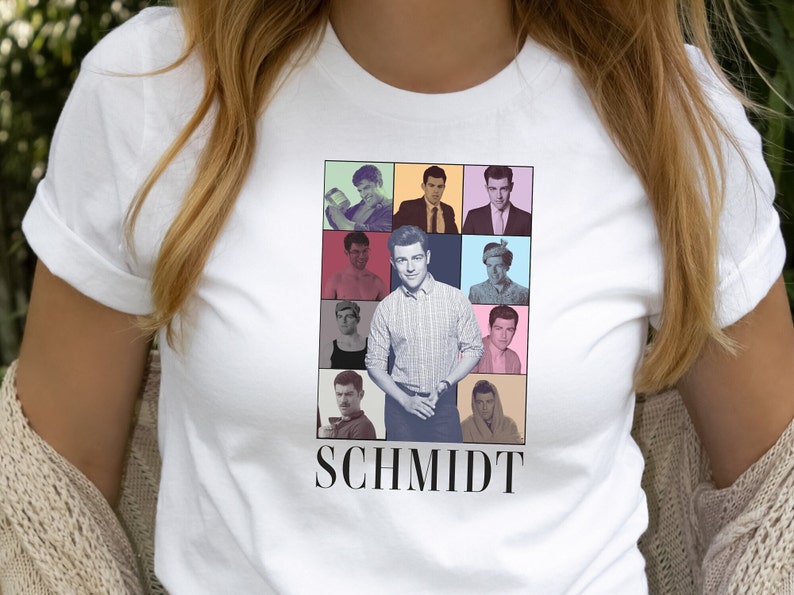 New Girl T-Shirt Schmidt Tshirt Taylor Swift Eras Tour Poster Style Tee New Girl Tees Schmidt 29 Shirt Jessica Day Funny Shirt Fan Merch