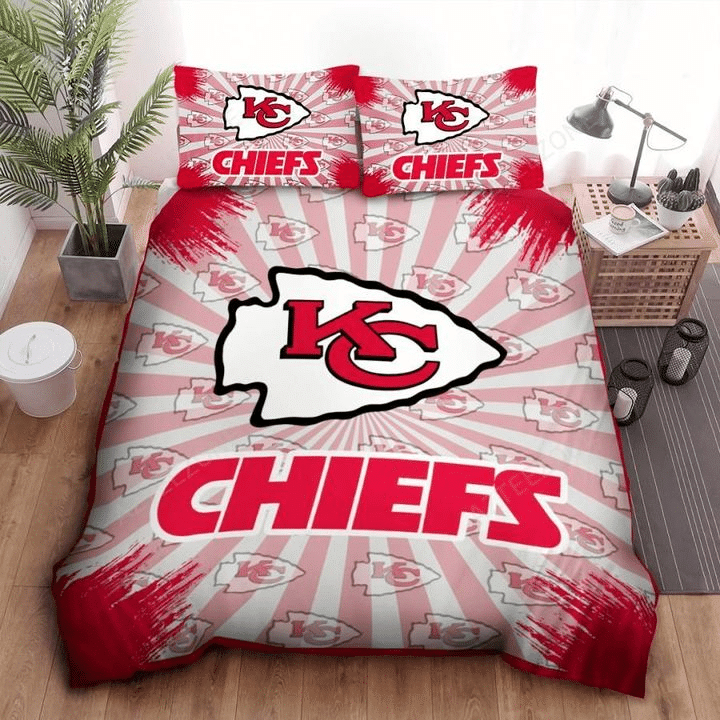 Kansas City Chiefs Bedding Set, Quilt, Fleece Blanket W240902