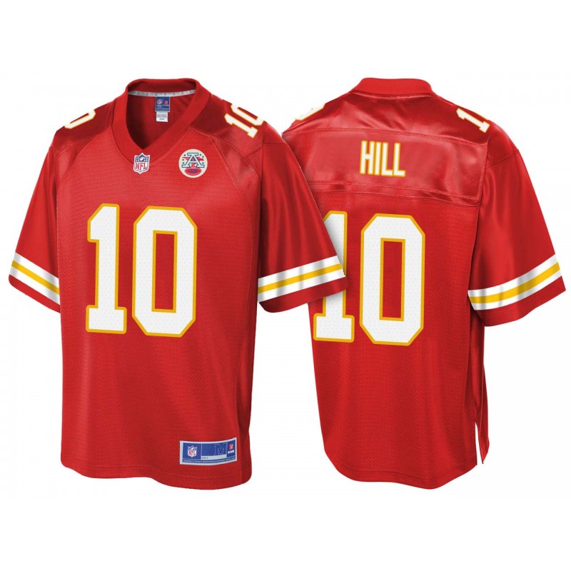 Kansas City Chiefs Tyreek Hill Pro Line Team Color Jersey Red – All Stitched, Embroidery