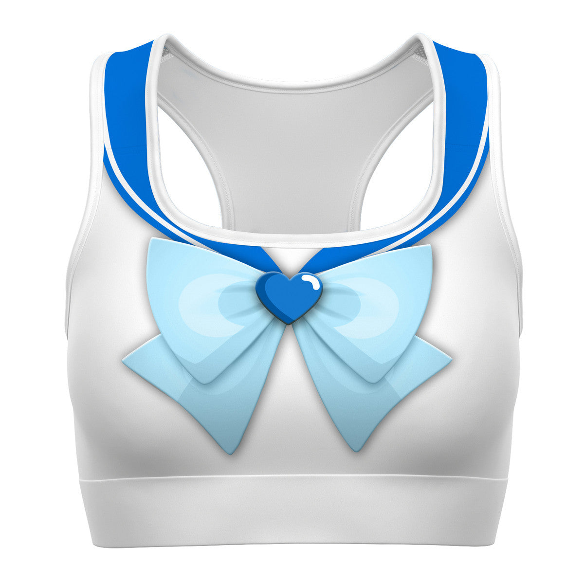 Gearhumans 3D Sailor Mercury Custom Sport Bra