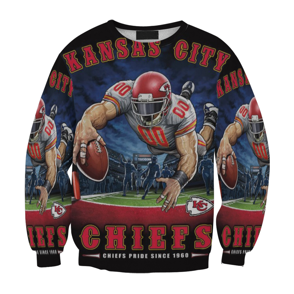 Kansas City Chiefs Mascot Gift For Fan 3D Full Printing Sweatshirt