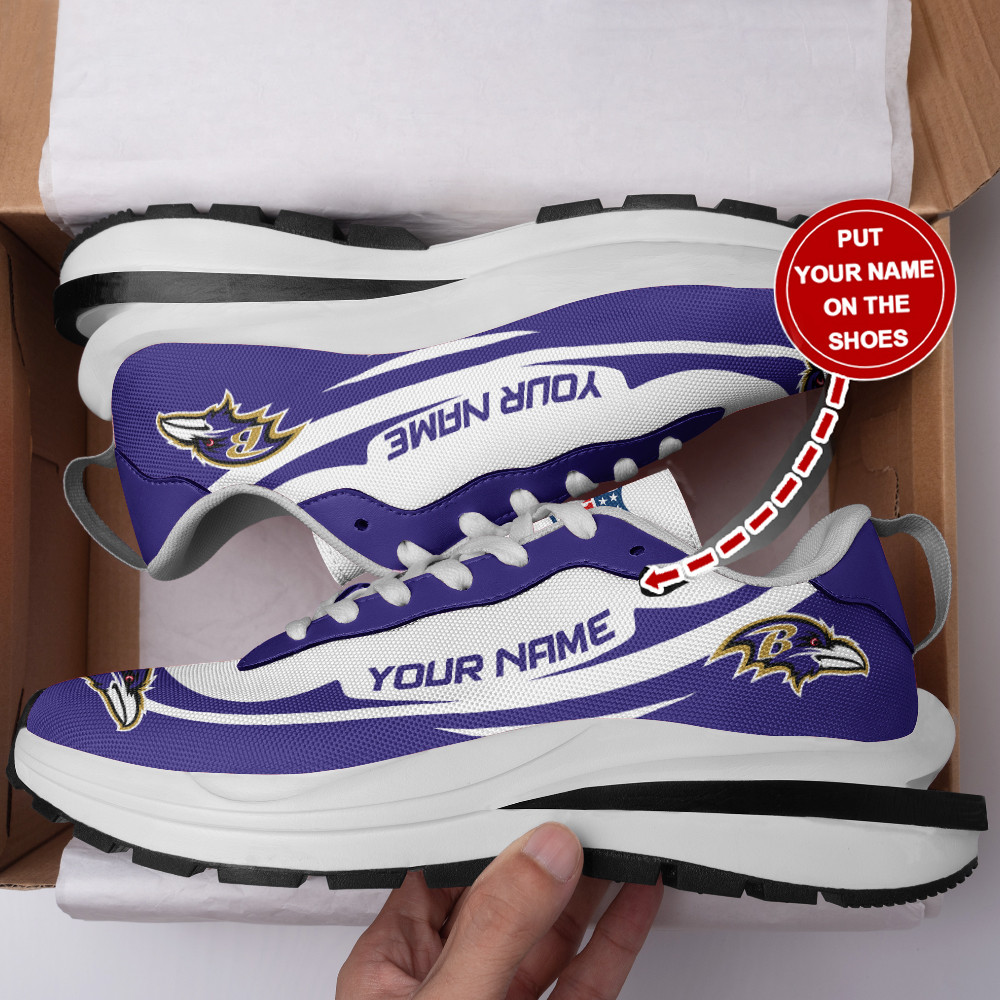 Baltimore Ravens Personalized Hf3 Sneakers 26