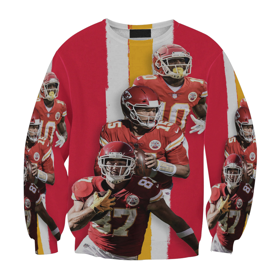 Kansas City Chiefs Team V8 Gift For Fan 3D Full Printing Sweatshirt