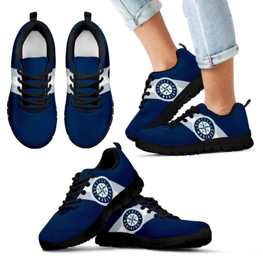 Three Colors Vertical Seattle Mariners Sneakers