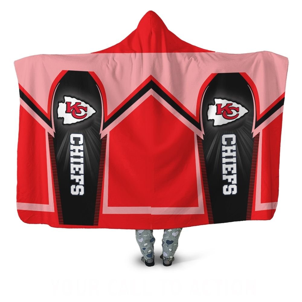 Kansas City Chiefs For Fans Gift For Fan 3D Full Printing Hooded Blanket