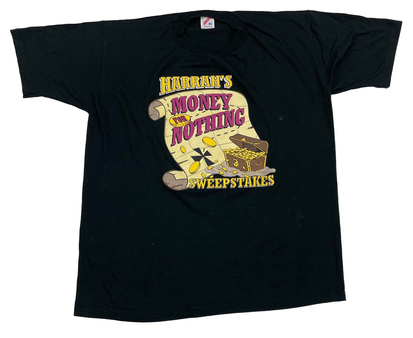 Vintage Harrah’s Money For Nothing Sweepstakes T-shirt