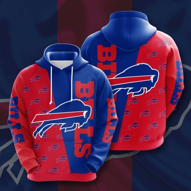 Buffalo Bills Long Sleeve 34 Unisex 3D Hoodie Gift For Fans