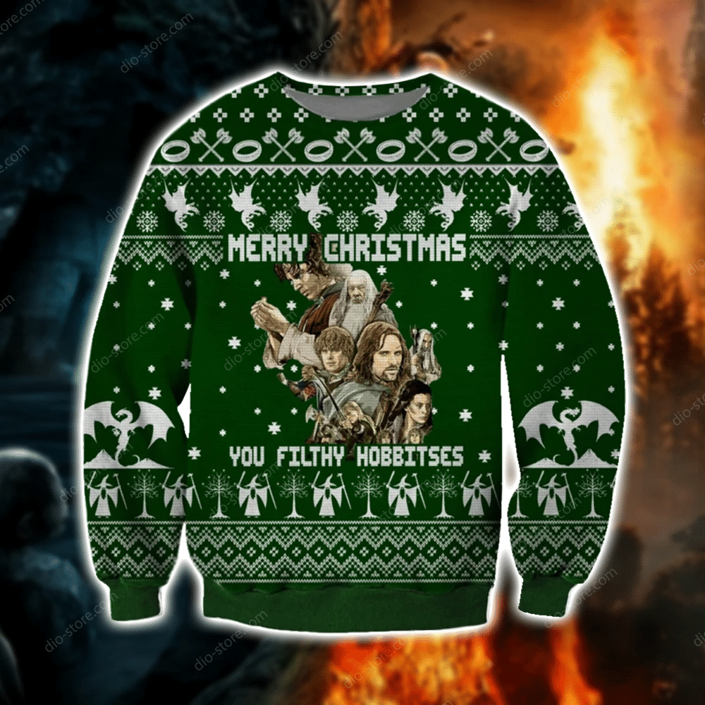 You Filthy Hobbitses Ugly Christmas Sweater 2023