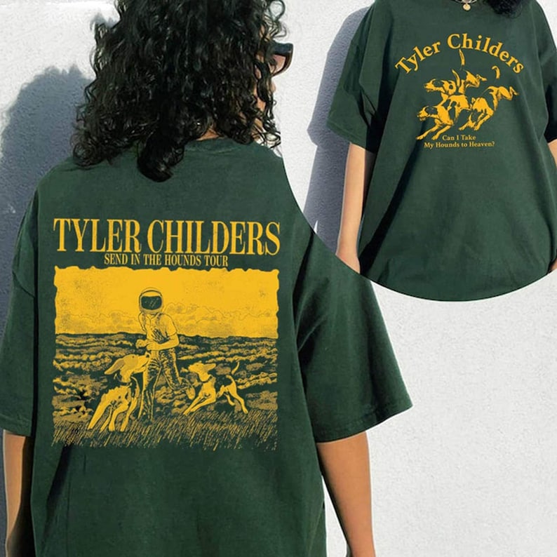 Tyler Childers Hounds Shirt, 2023 Tour Can I Take My Hounds To Heaven Shirt, Tyler Childers Tshirt