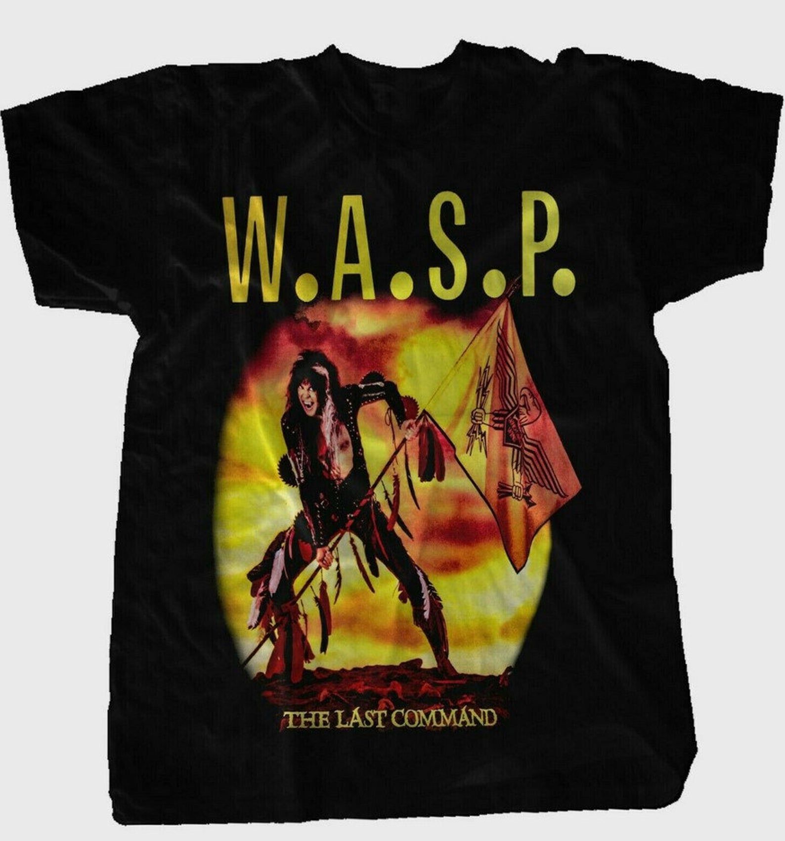 Vintage Wasp The Last Command Tour Black All T-Shirt