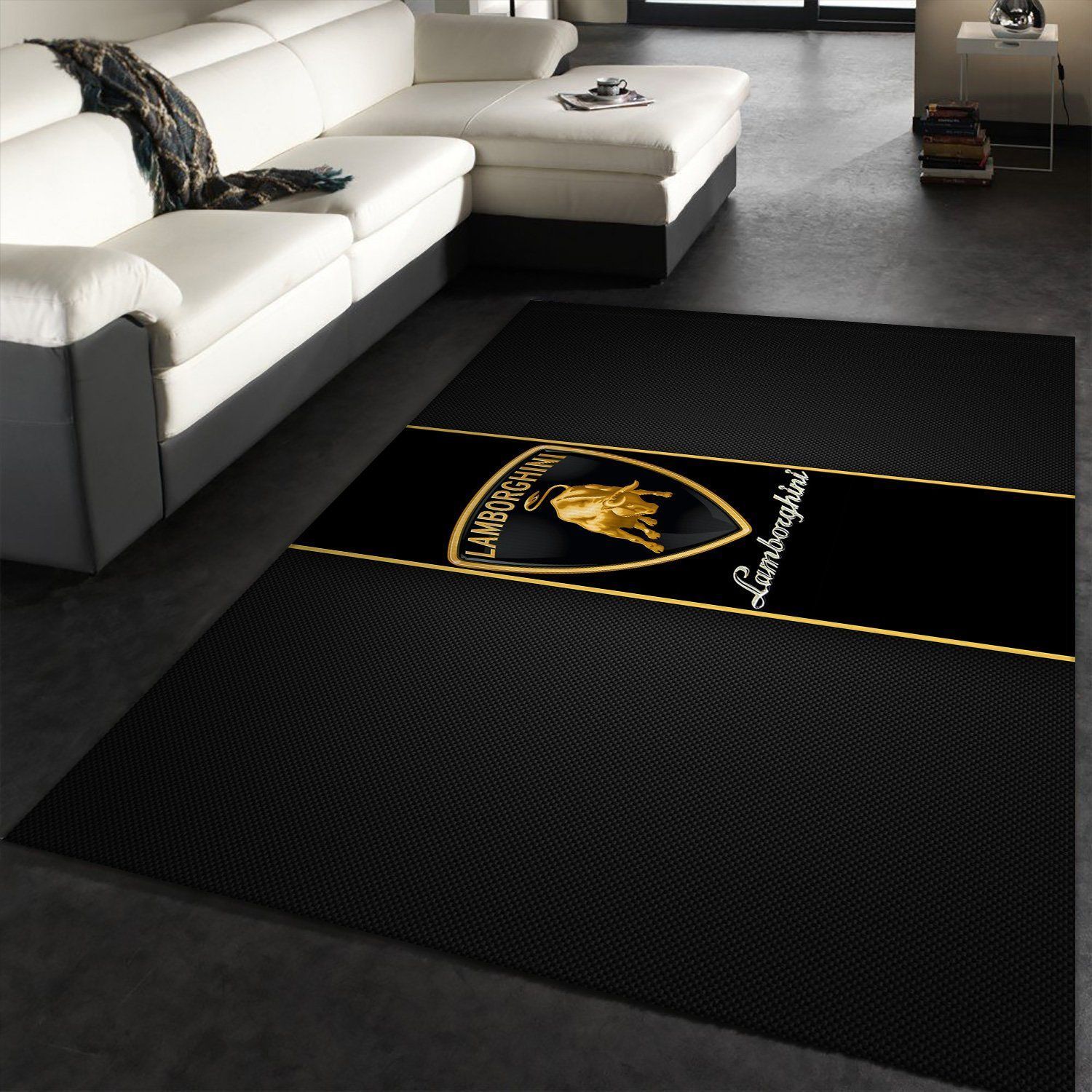 Lamborghini Logo SuperCars Area Rugs Living Room Carpet Local Brands Floor Decor The US Decor