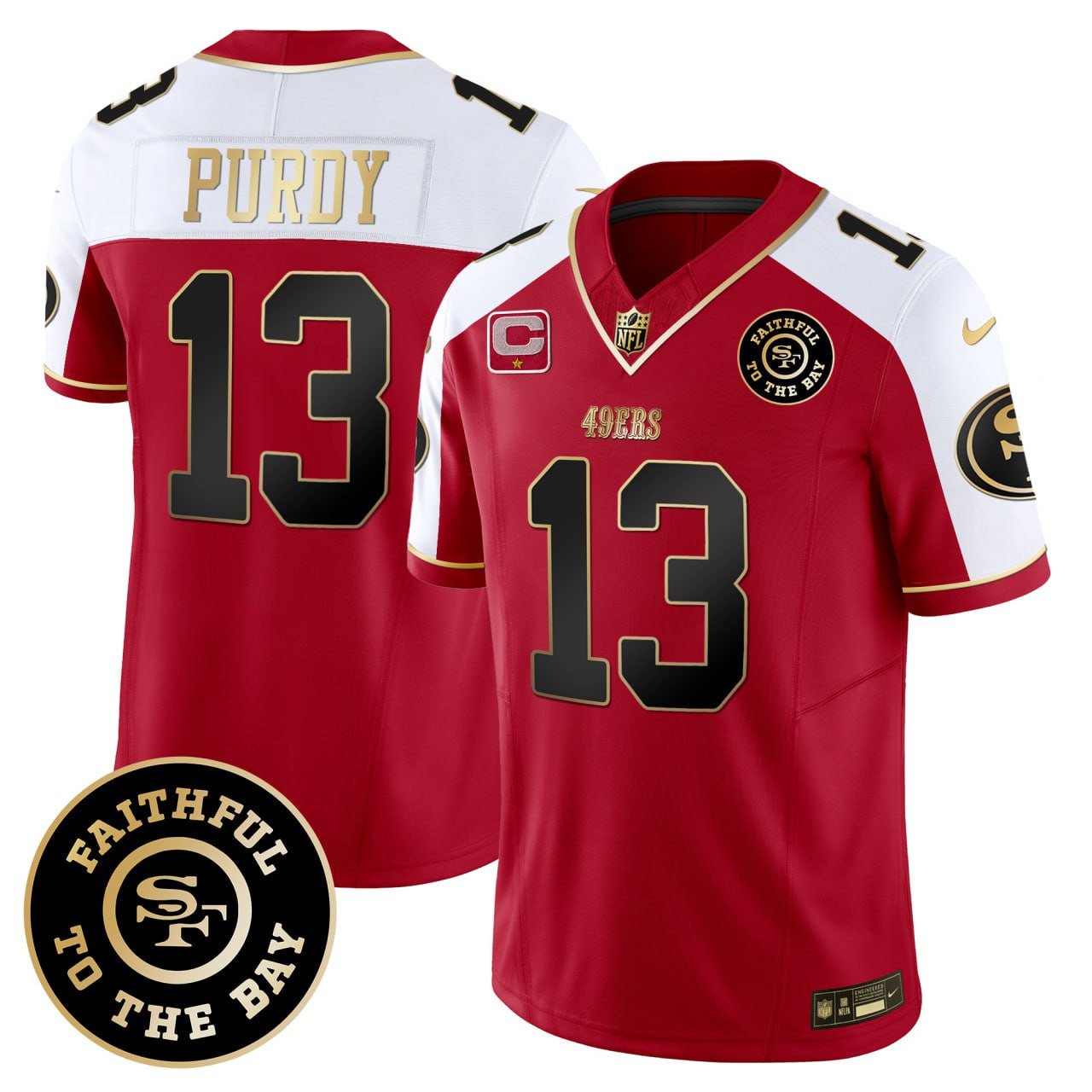 Brock Purdy San Francisco 49Ers Red Alternate Jersey – All Stitched