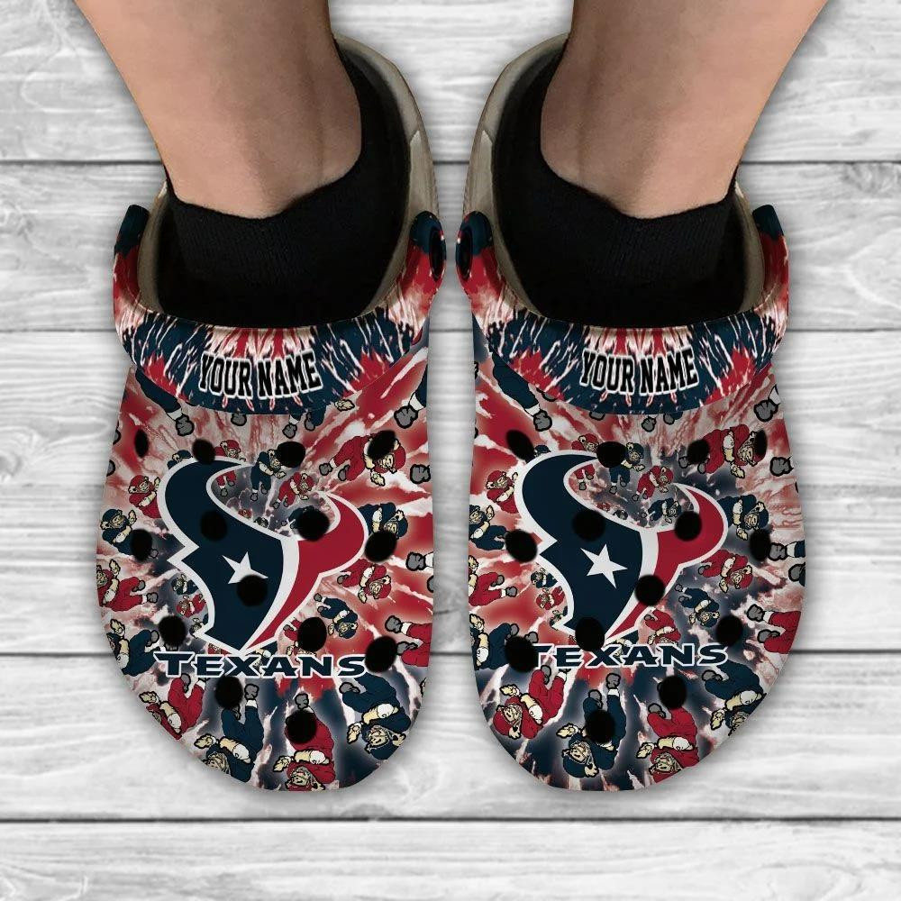 Houston Texans Grateful Dead Custom Personalized Crocs Classic Clogs Shoes