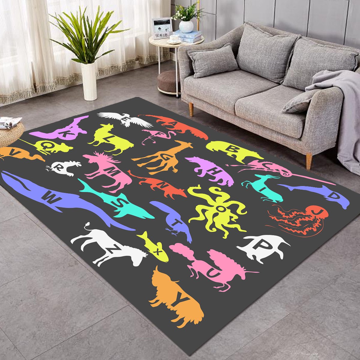 Animal Alphabet SW1825 Rug