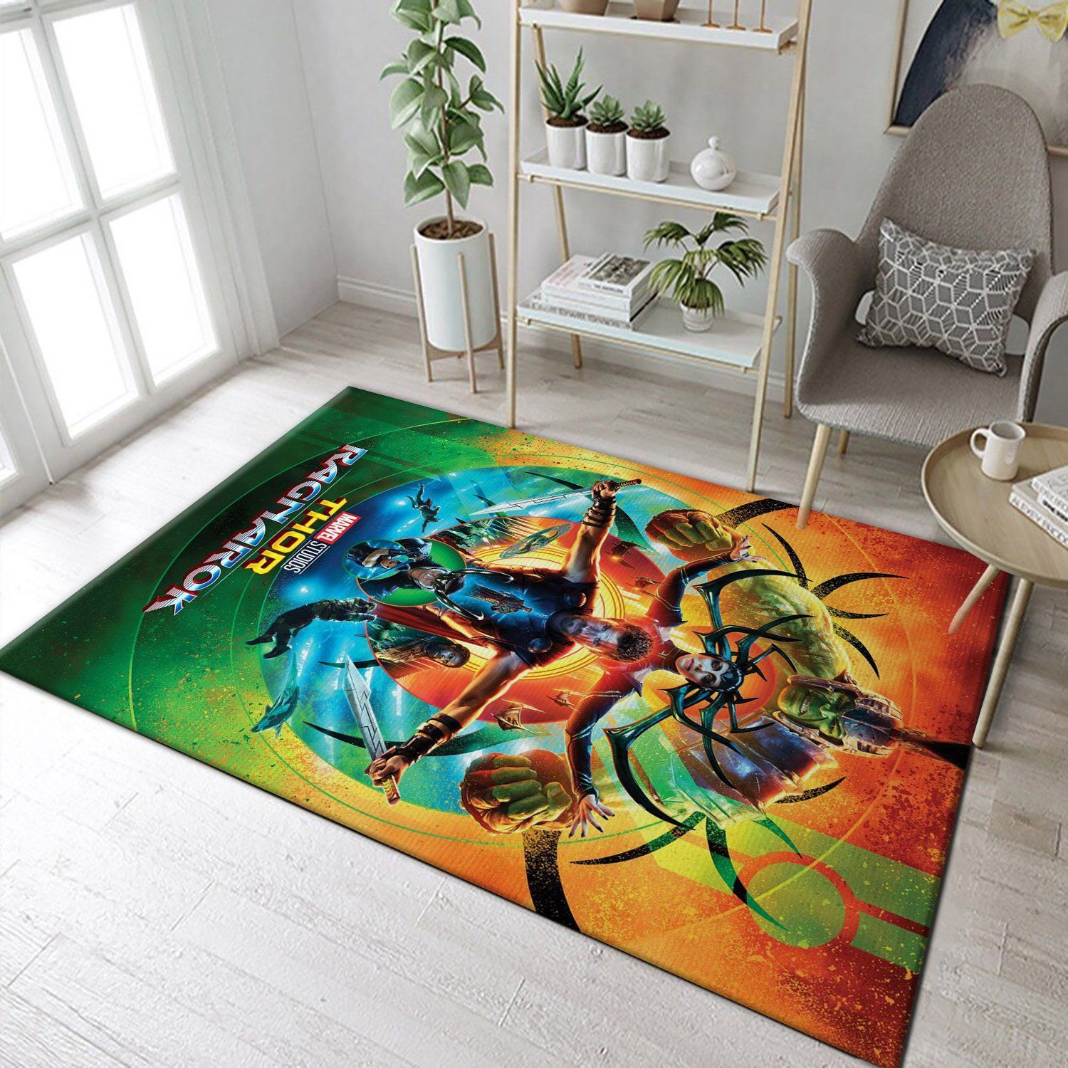 Thor Ragnarok Movie Movie Area Rug, Living room and bedroom Rug, Home US Decor