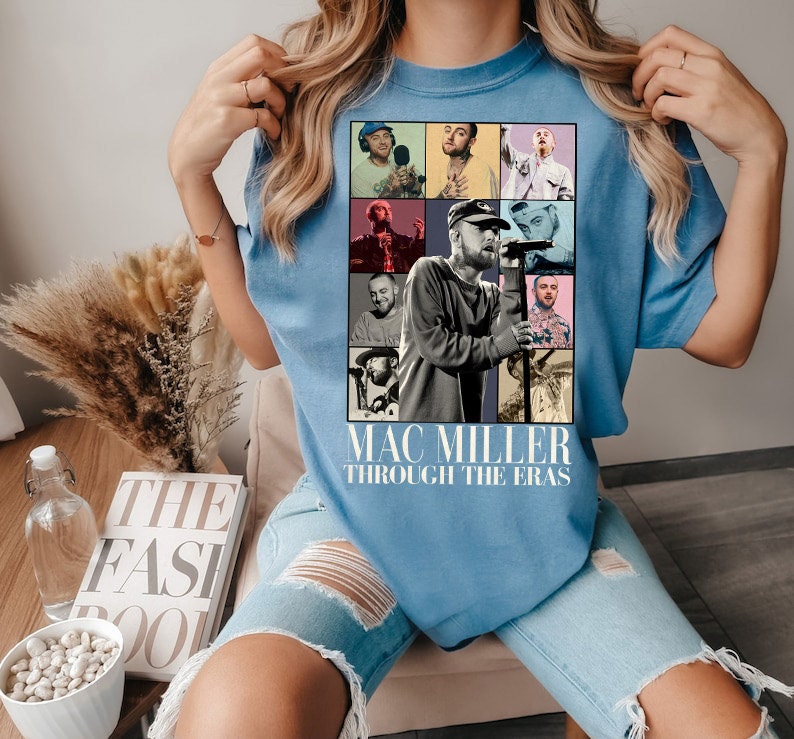 Comfort Colors® Mac Miller Through The Eras Shirt, Mac Miller The Eras Tour, Mac Miller Gift